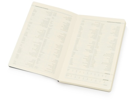 Ежедневник А5 недатированный Megapolis Flex, серебристый Ежедневник А5 недатированный Megapolis Flex, серебристый