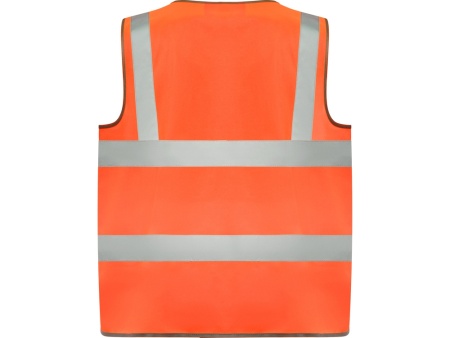 Жилет светоотражающий Polux, неоновый оранжевый