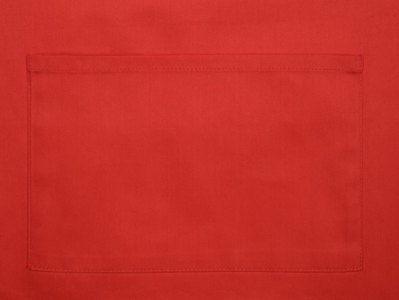Хлопковый фартук 180gsm, красный