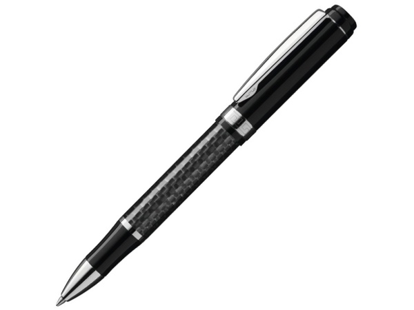 Металлическая шариковая ручка из карбонового волокна Carbon, черный Металлическая шариковая ручка из карбонового волокна Carbon, черный
