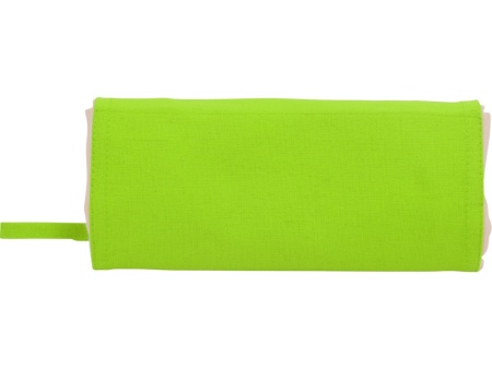 Складная хлопковая сумка для шопинга Gross с карманом, зеленое яблоко