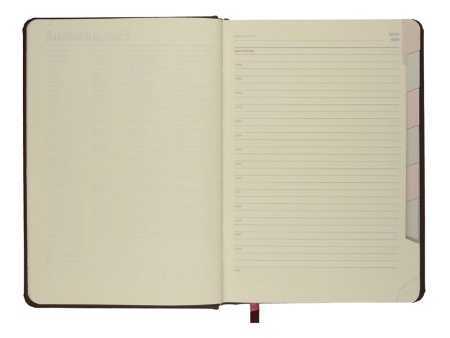 Ежедневник недатированный А5 Velvet Index (коричневый) Ежедневник недатированный А5 Velvet Index (коричневый)