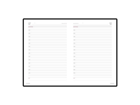 Ежедневник А5 недатированный Leader, серый