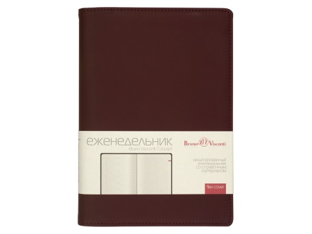 Еженедельник недатированный А5 Concept, бордовый Еженедельник недатированный А5 Concept, бордовый
