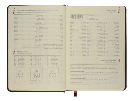 Ежедневник недатированный А5 Velvet Index (коричневый) Ежедневник недатированный А5 Velvet Index (коричневый)