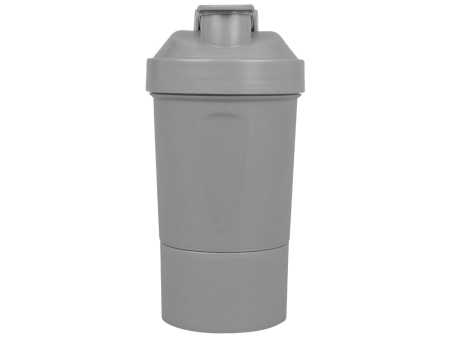 Шейкер для спортивного питания Level Up, серый