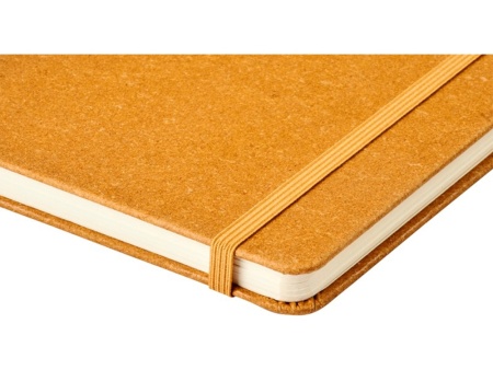 Блокнот Atlana размером A5 с отделкой из кусочков кожи, светло-коричневый Блокнот Atlana размером A5 с отделкой из кусочков кожи, светло-коричневый