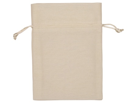 Мешочек подарочный, искусственный лен, средний, натуральный