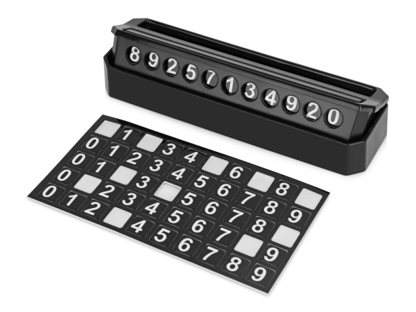 Табличка Tempark с номером телефона для временной парковки Табличка Tempark с номером телефона для временной парковки