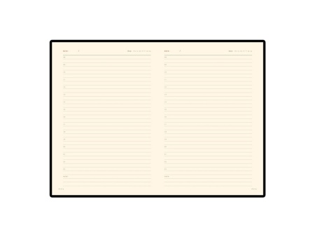 Ежедневник недатированный А5 Parliament, черный Ежедневник недатированный А5 Parliament, черный