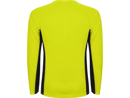 Футболка Shanghai  мужская с длинным рукавом, неоновый желтый/черный