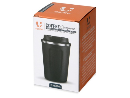 Термокружка CAFe COMPACT, 380 мл, черный Термокружка CAFe COMPACT, 380 мл, черный