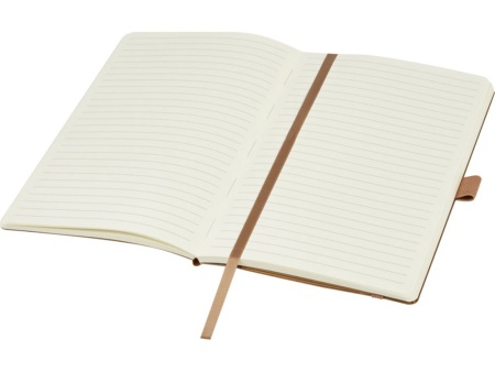 Блокнот Kilau из переработанной кожи , натуральный Блокнот Kilau из переработанной кожи , натуральный