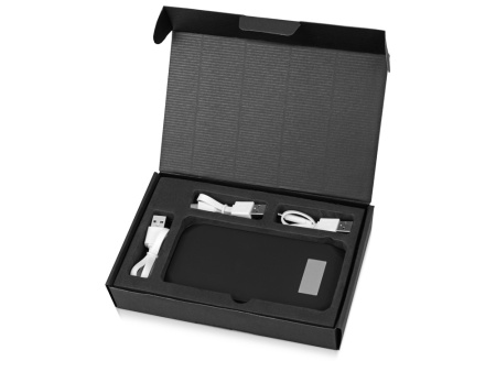 Портативное зарядное устройство Quickr с функцией быстрой зарядки, 10000 mAh, черный