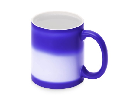Кружка-хамелеон Magic матовая, синий/белый