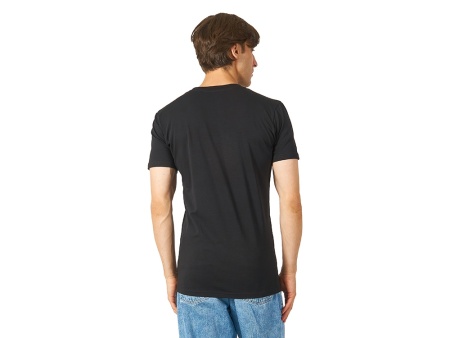 Футболка HD Fit короткий рукав с эластаном_M, мужская,чёрный