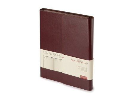 Ежедневник недатированный с магнитным клапаном, А5 WALTZ, коричневый Ежедневник недатированный с магнитным клапаном, А5 WALTZ, коричневый