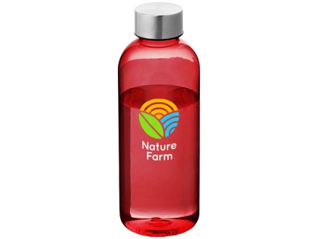 Бутылка Spring 630мл, красный прозрачный