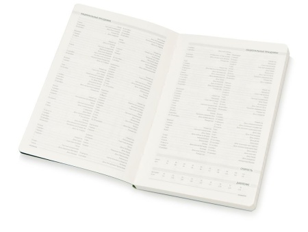 Ежедневник А5 недатированный Megapolis Flex, небесно-голубой