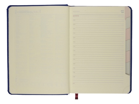 Ежедневник недатированный А5 Velvet Index (синий) Ежедневник недатированный А5 Velvet Index (синий)