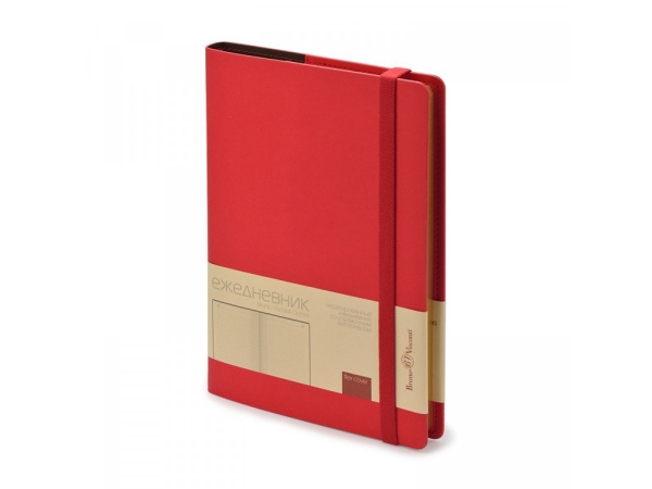 Ежедневник недатированный А5  Oxford, красный Ежедневник недатированный А5  Oxford, красный