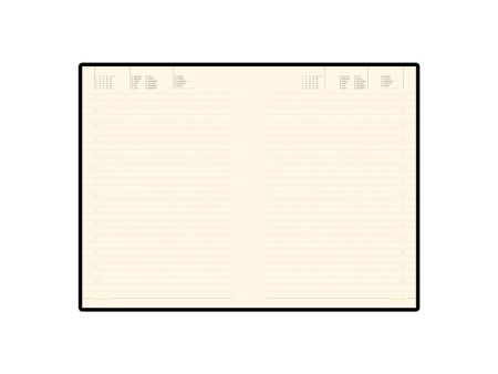 Ежедневник А5 недатированный Trend, черный Ежедневник А5 недатированный Trend, черный