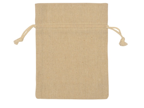Мешочек подарочный, лен, средний, натуральный Мешочек подарочный, лен, средний, натуральный