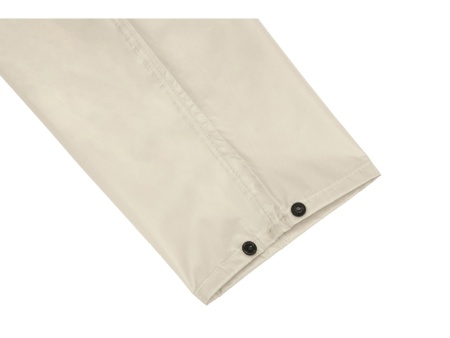 Длиный дождевик Lanai  из полиэстера со светоотражающей тесьмой, молочный Длиный дождевик Lanai  из полиэстера со светоотражающей тесьмой, молочный