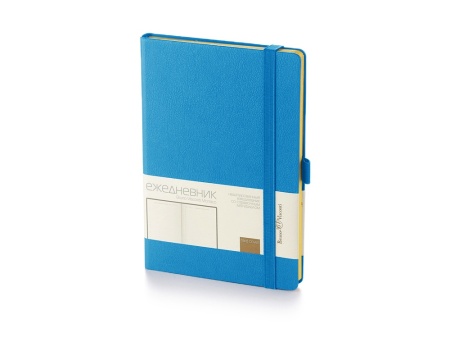 Ежедневник А5 недатированный Monaco, голубой Ежедневник А5 недатированный Monaco, голубой