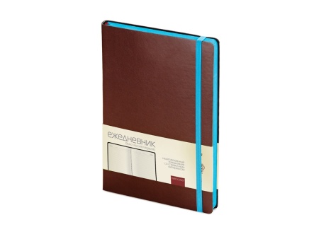 Ежедневник А5 недатированный Megapolis Soft, коричневый Ежедневник А5 недатированный Megapolis Soft, коричневый