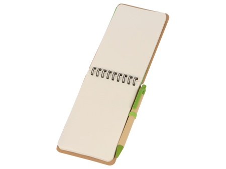 Набор канцелярский с блокнотом и ручкой Masai, зеленое яблоко Набор канцелярский с блокнотом и ручкой Masai, зеленое яблоко