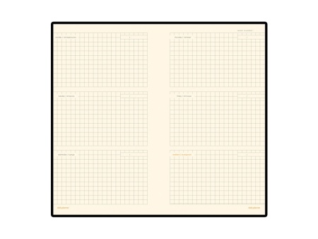 Еженедельник недатированный А6 Metropol, синий Еженедельник недатированный А6 Metropol, синий