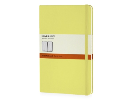 Записная книжка Moleskine Classic (в линейку) в твердой обложке, Large (13х21см), цитрусовый Записная книжка Moleskine Classic (в линейку) в твердой обложке, Large (13х21см), цитрусовый