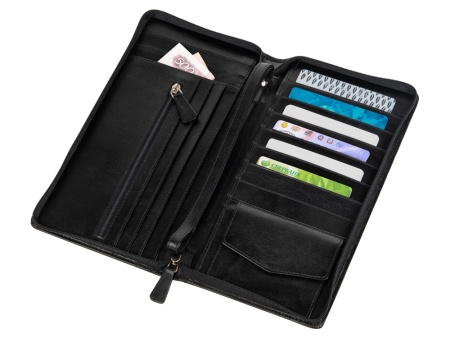 Трэвел-портмоне, черный