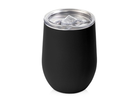 Термокружка Sense Gum, soft-touch, непротекаемая крышка, 370мл, черный