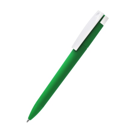 Ручка пластиковая T-pen софт-тач, зеленая Ручка пластиковая T-pen софт-тач, зеленая