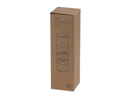 Двойная мельница Twin для соли и перца, 304 сталь