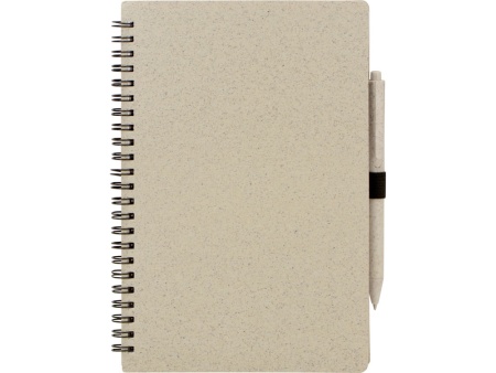 Блокнот А5 Toledo M, бежевый + ручка шариковая Pianta из пшеничной соломы, бежевый Блокнот А5 Toledo M, бежевый + ручка шариковая Pianta из пшеничной соломы, бежевый