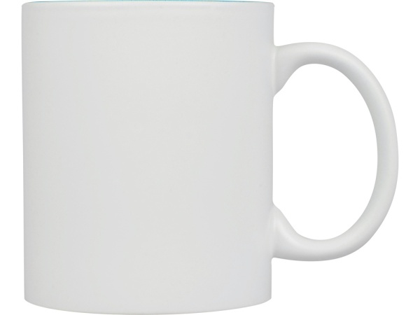 Кружка с покрытием для гравировки Subcolor W, белый/голубой