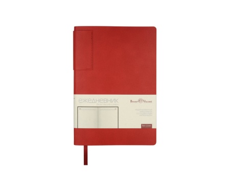 Ежедневник недатированный  А5 LONDON красный/темно-серый Ежедневник недатированный  А5 LONDON красный/темно-серый