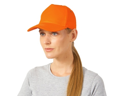Бейсболка New York 5-ти панельная, оранжевый