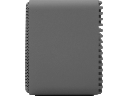 Портативная колонка Bar со стереодинамиками soft touch, серый