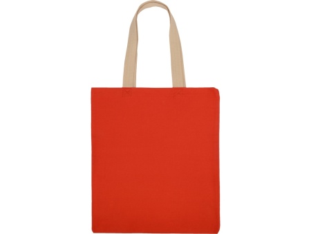 Сумка для шопинга Steady из хлопка с парусиновыми ручками, 260 г/м2, красный