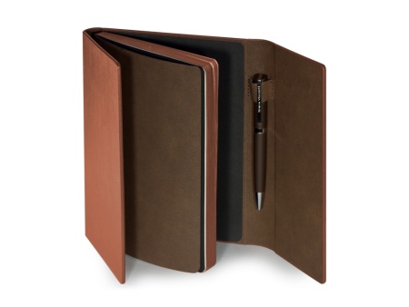 Ежедневник недатированный с магнитным клапаном, А5 WALTZ, коричневый Ежедневник недатированный с магнитным клапаном, А5 WALTZ, коричневый