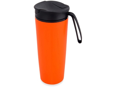 Термокружка Годс 470мл на присоске, оранжевый