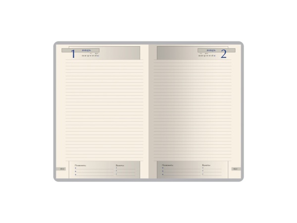 Ежедневник полудатированный А5 Windsor, черный Ежедневник полудатированный А5 Windsor, черный