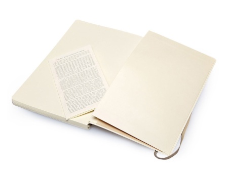 Записная книжка Moleskine Classic Soft (в линейку), Large (13х21см), бежевый Записная книжка Moleskine Classic Soft (в линейку), Large (13х21см), бежевый
