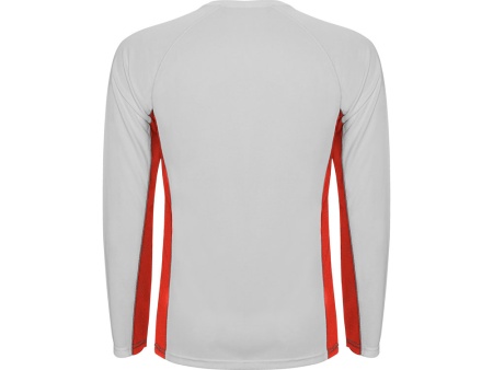 Футболка Shanghai  мужская с длинным рукавом, белый/красный
