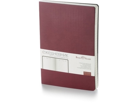 Ежедневник А5 недатированный Megapolis Flex, бордовый Ежедневник А5 недатированный Megapolis Flex, бордовый