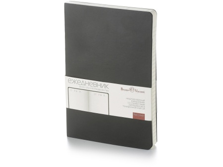 Ежедневник А5 недатированный Megapolis Flex, черный Ежедневник А5 недатированный Megapolis Flex, черный